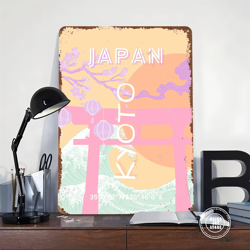Kyoto Japan Travel Art Metal P – Retro Gaming Kyoto recenzja i cena