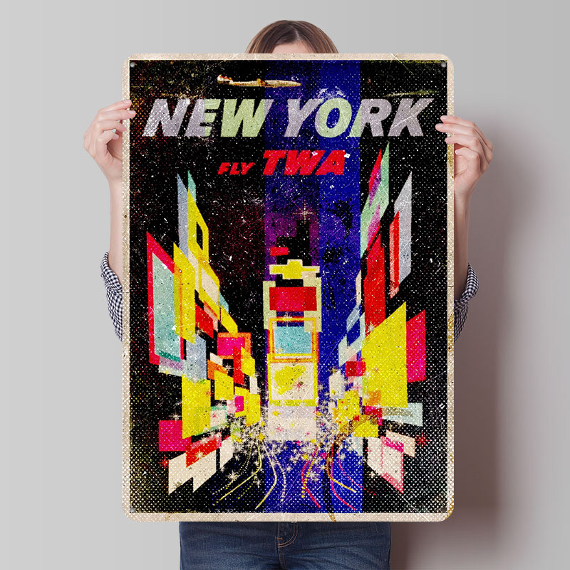 New York Fly TWA Tinplate Post – Retro Gaming York recenzja i cena
