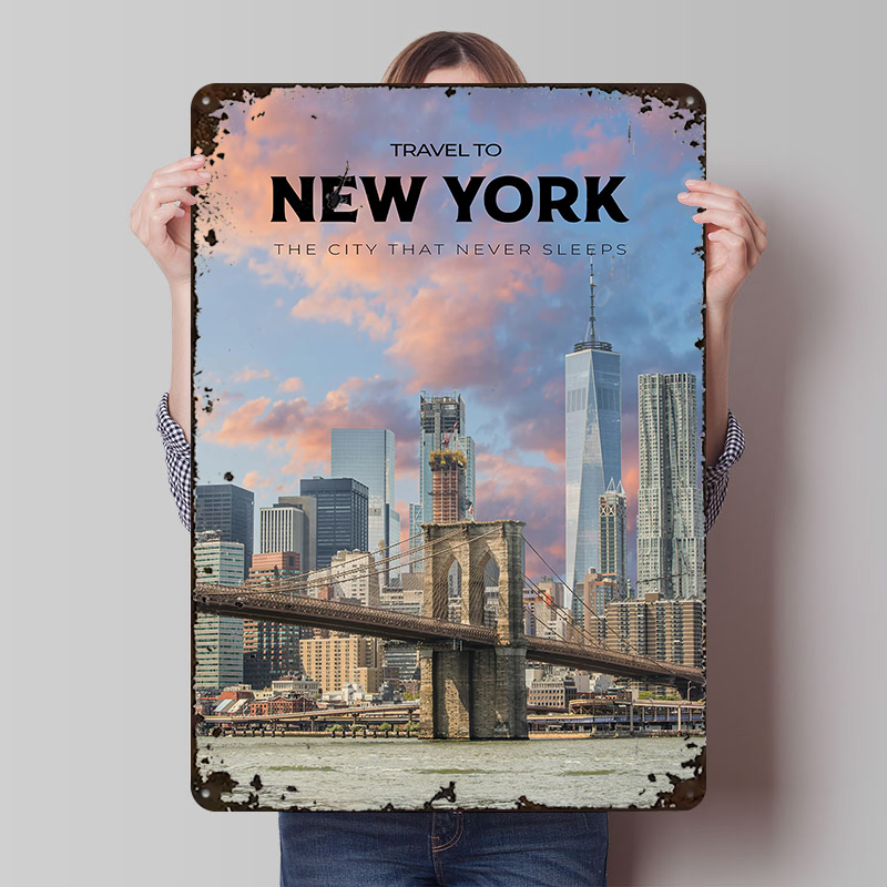 New York Travel Print Poster C – Retro Gaming York recenzja i cena