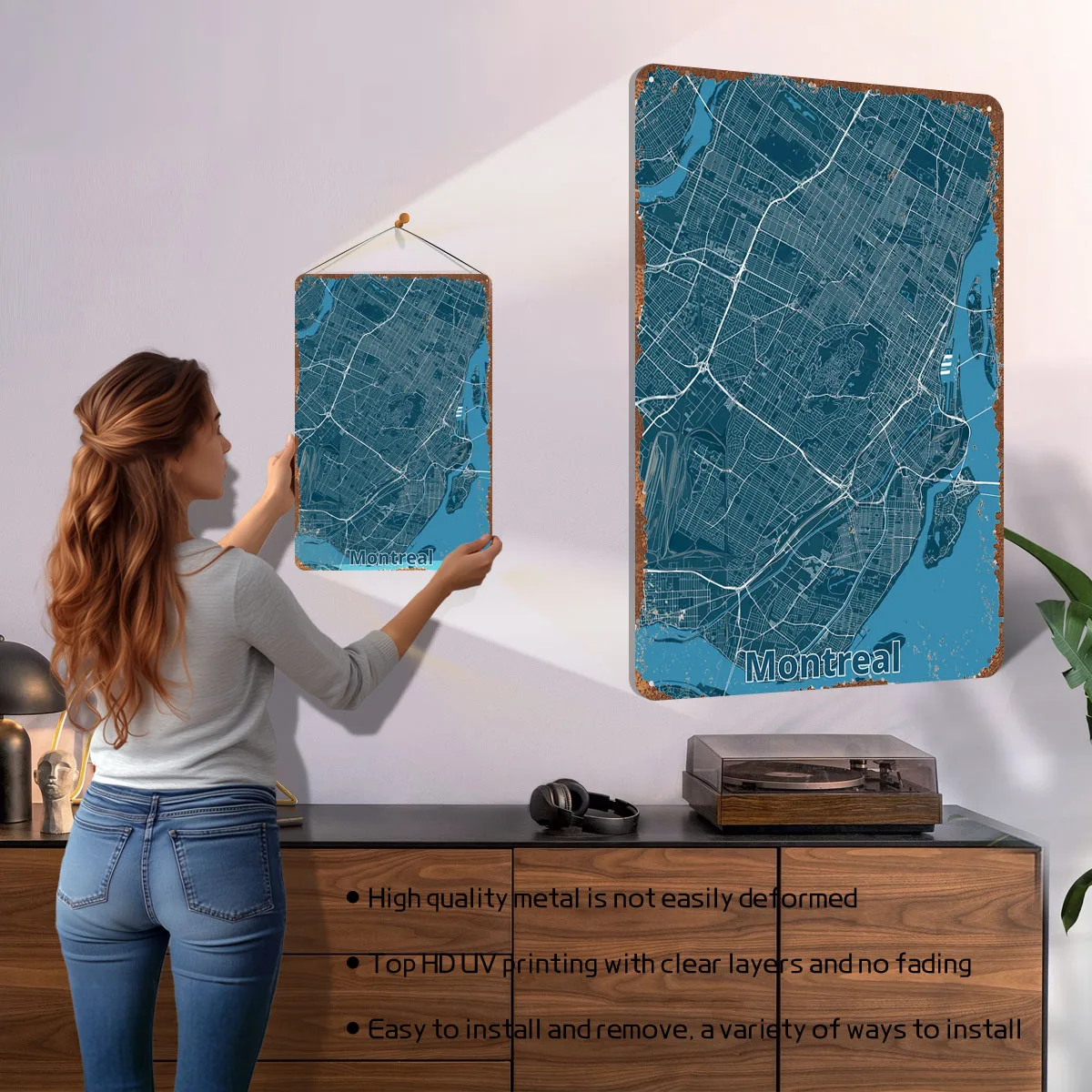 Montreal City Map Poster Map M – Retro Gaming Montreal recenzja i cena