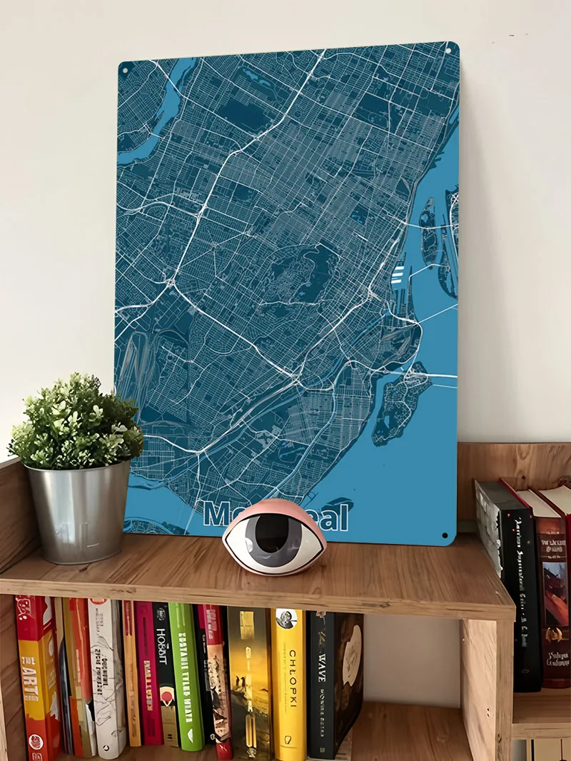 Montreal City Map Poster Map M – Retro Gaming Montreal recenzja i cena