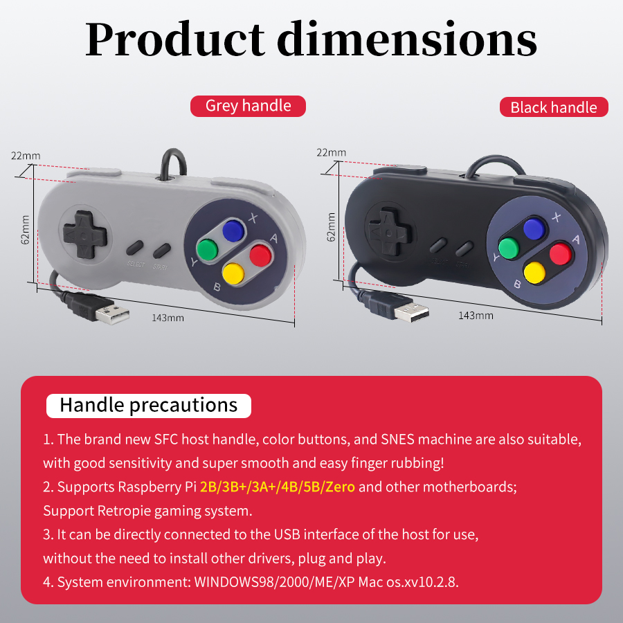 USB Retro Gamepad for PC NESPi – Raspberry Pi Retropie recenzja i cena