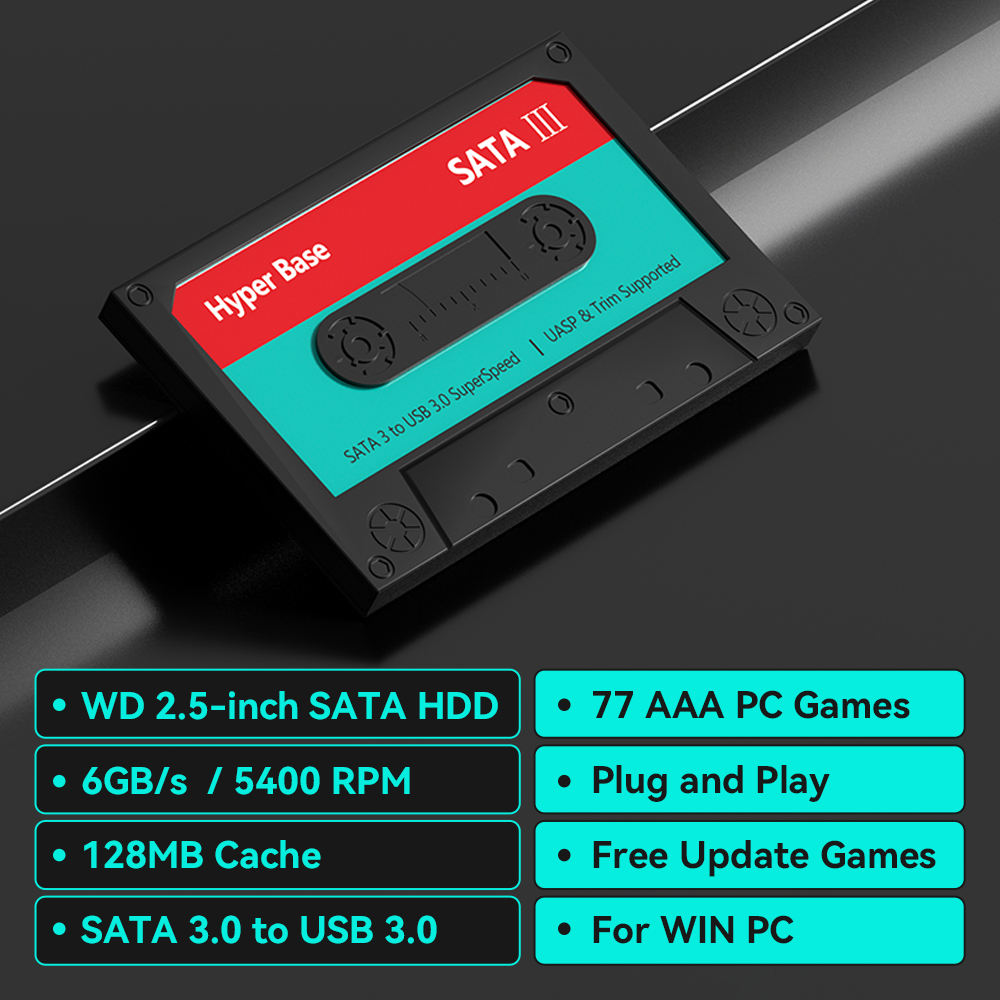 2TB Game Hard Drive With 77 PC – Retro Gaming Hdmi recenzja i cena