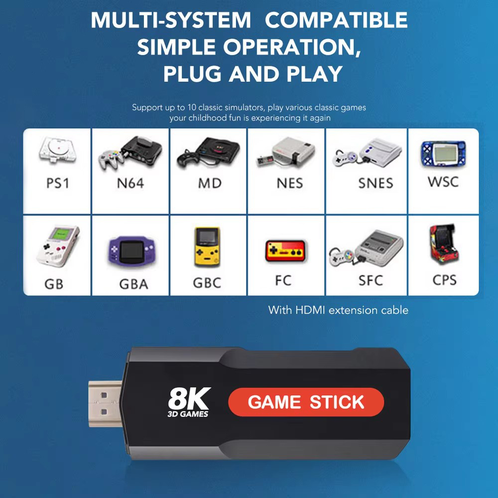 X2 Game Stick HD 4K 8K 3D Cons – Raspberry Pi Retropie recenzja i cena