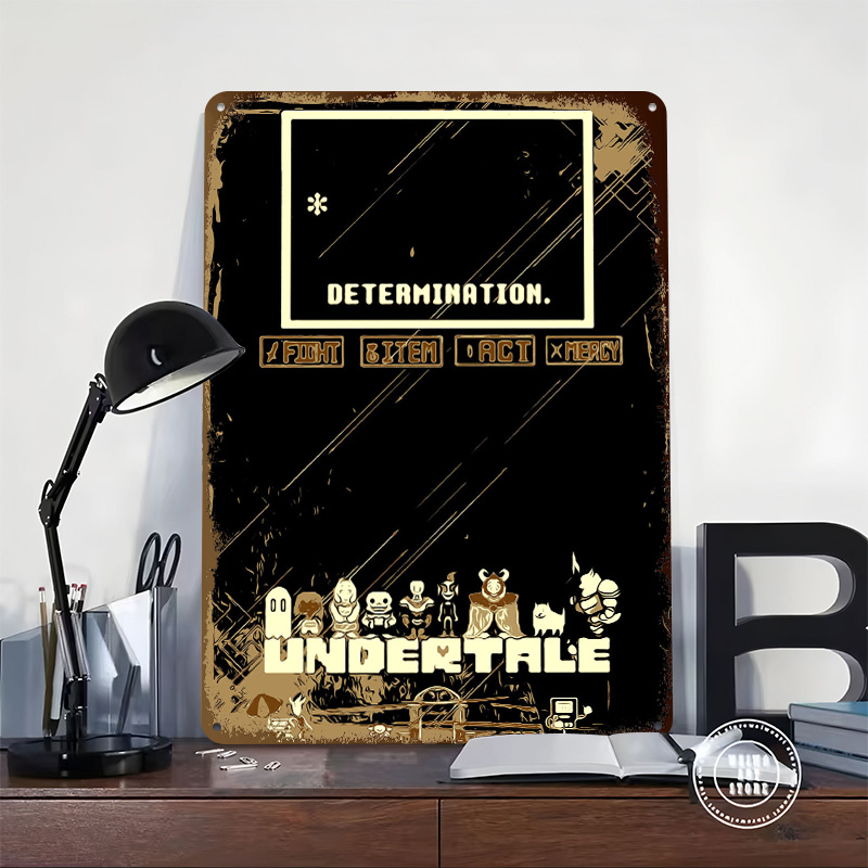 Undertale Metal Poster Custom  – Retro Gaming At recenzja i cena