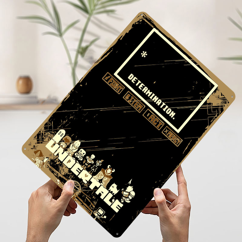 Undertale Metal Poster Custom  – Retro Gaming At recenzja i cena