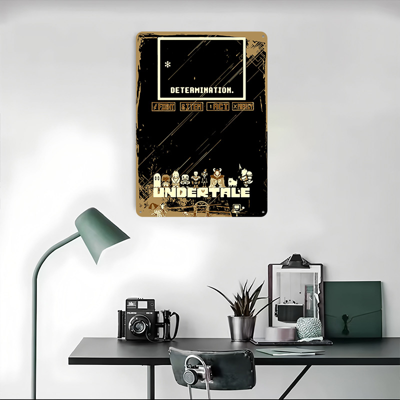 Undertale Metal Poster Custom  – Retro Gaming At recenzja i cena