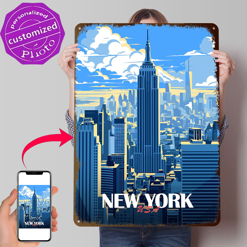 New York City Skyline Metal Po – Retro Gaming York recenzja i cena