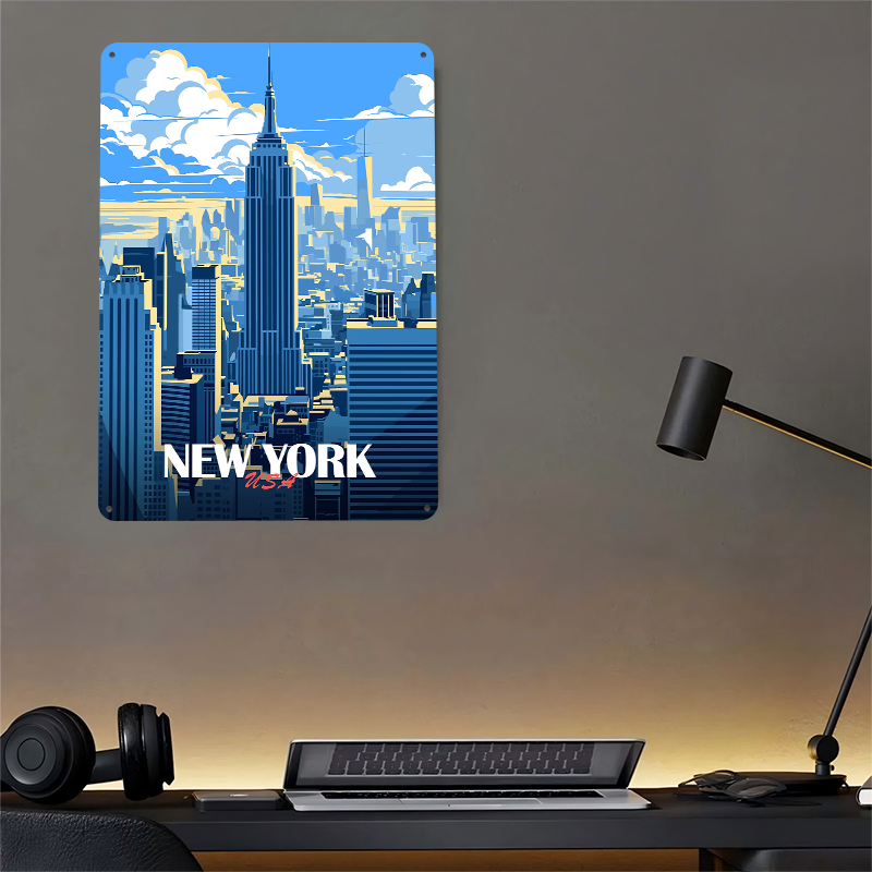 New York City Skyline Metal Po – Retro Gaming York recenzja i cena
