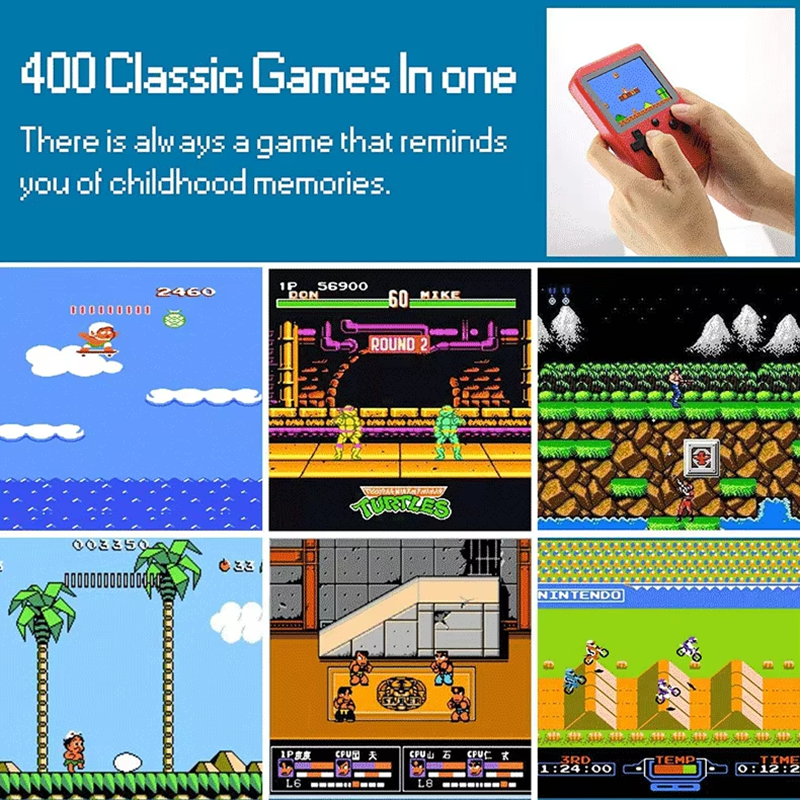 NEW 3 Inch Portable Retro Mini – Retro Gaming Console Lego recenzja i cena