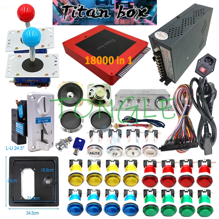 2 Players Titan Box 18000+ in  – Arcade Button Kit recenzja i cena