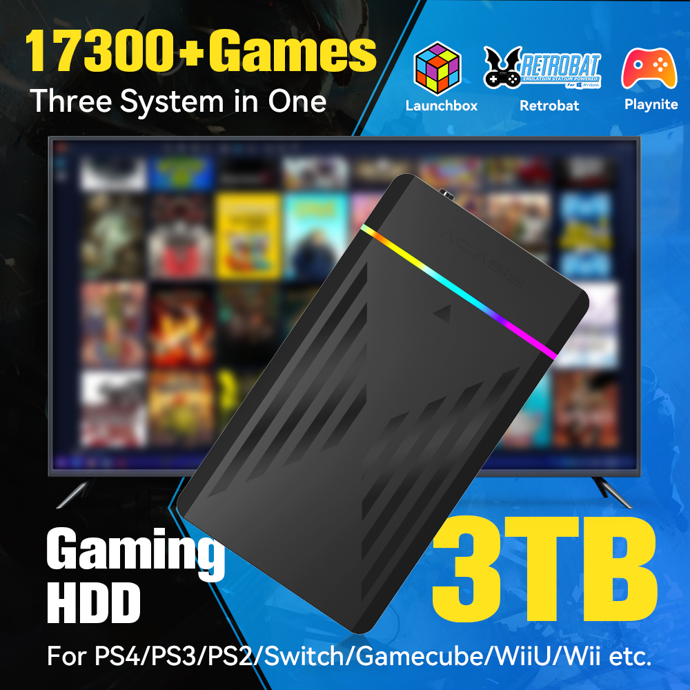 3TB Portable Gaming HDD Launch – Retro Gaming Hdmi recenzja i cena
